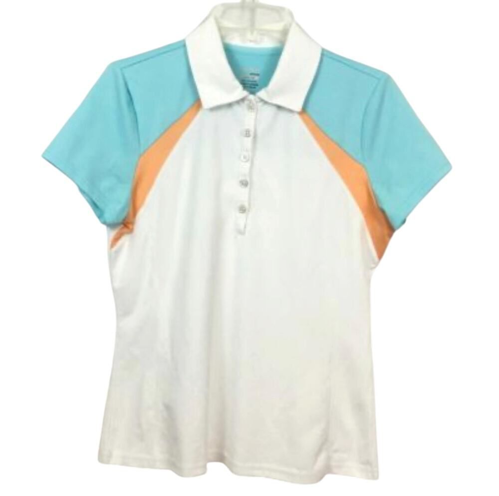 Women's IZOD FXG Cool-FX Short Sleeve Golf Shirt Size Medium